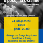 Kopia Jasny Niebieski Czarny Żółty Nowoczesny Bloki Pokojowy Antywojenny Pokój Plakat